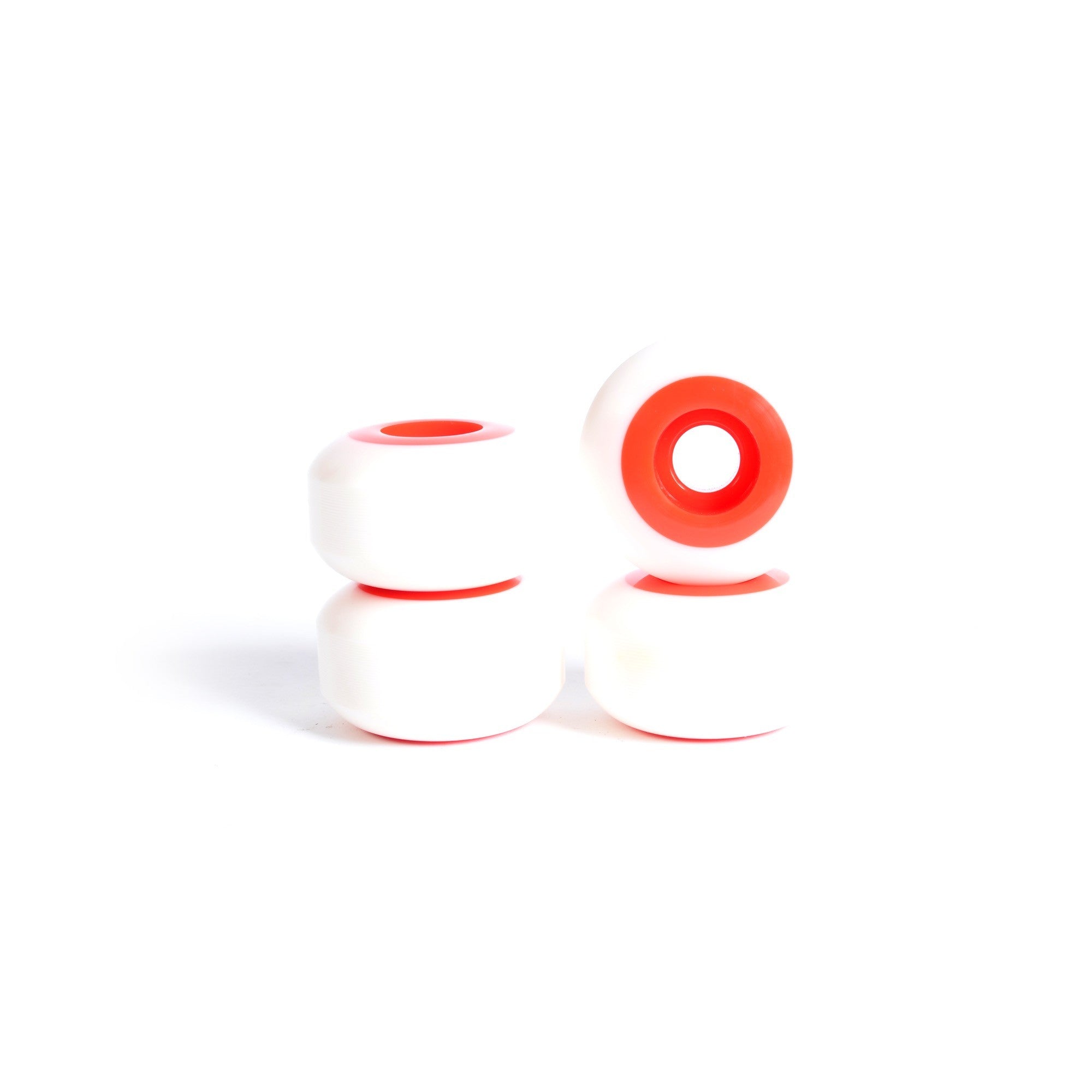 Skateboard wheels - YOCAHER 54x32mm 99a - White/Red