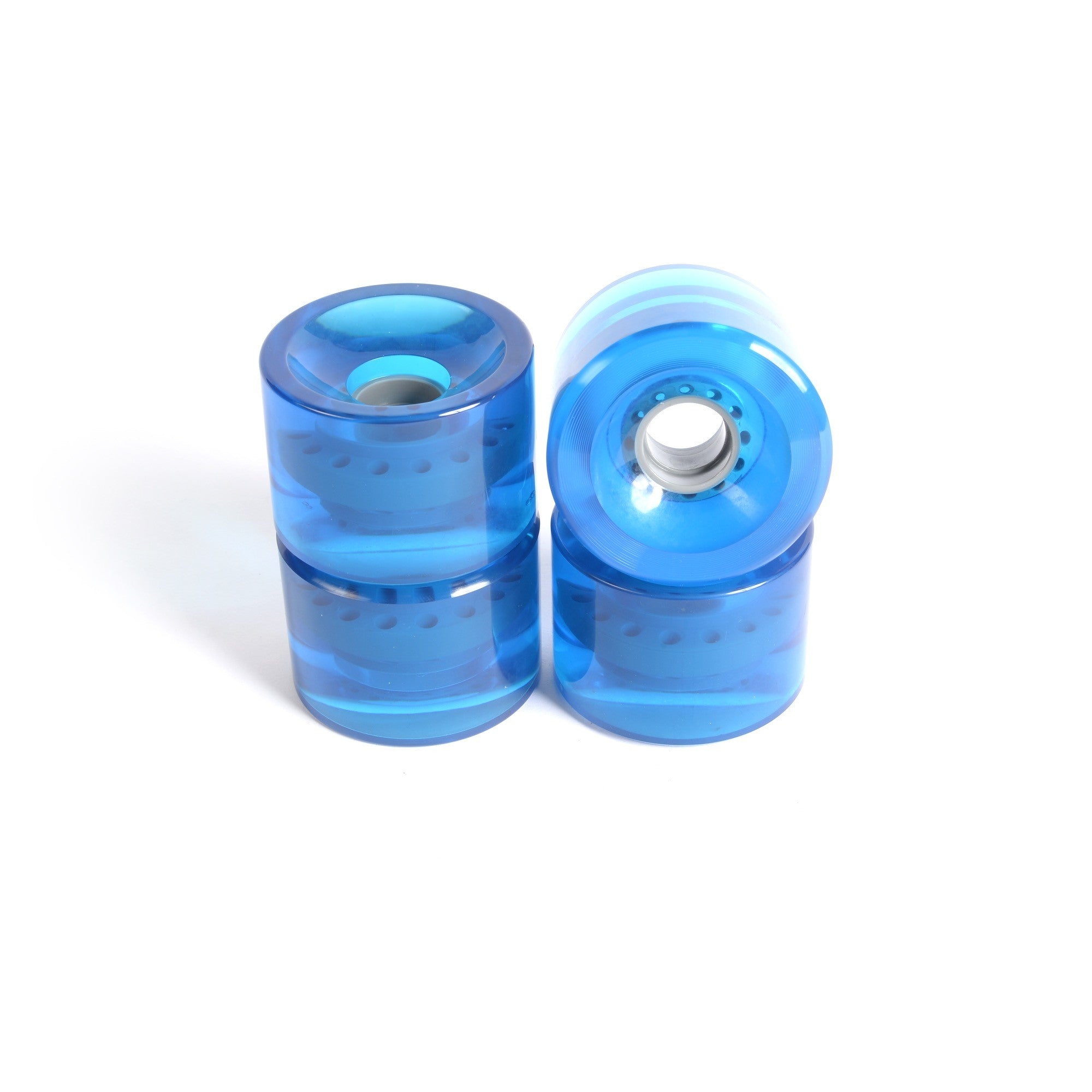 Skateboard wheels - YOCAHER 71x51mm 78a - Translucid Blue