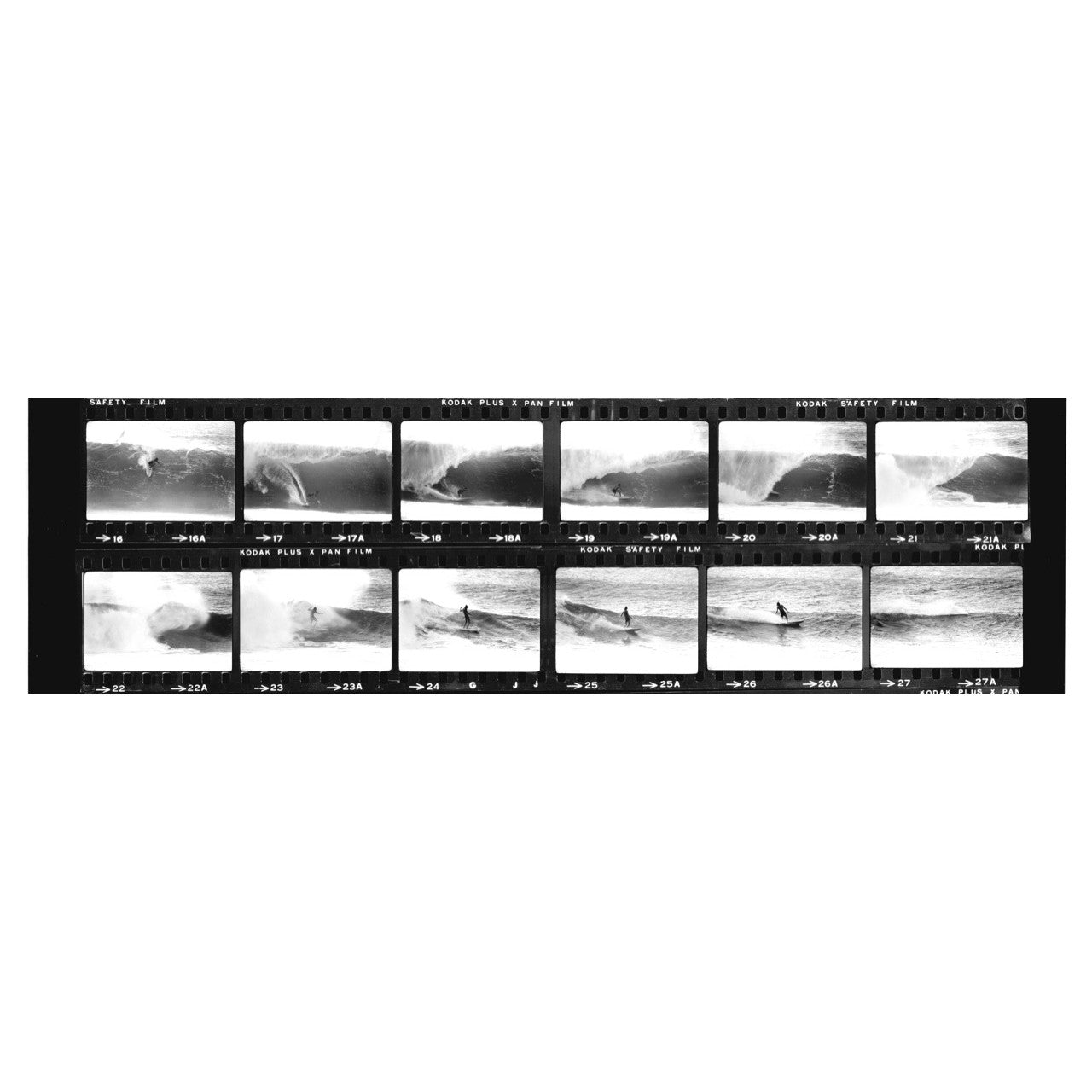 JEFF DIVINE - Photo sequence No2 - Gerry Lopez at Pipeline, Hawaii 1971 - Signed