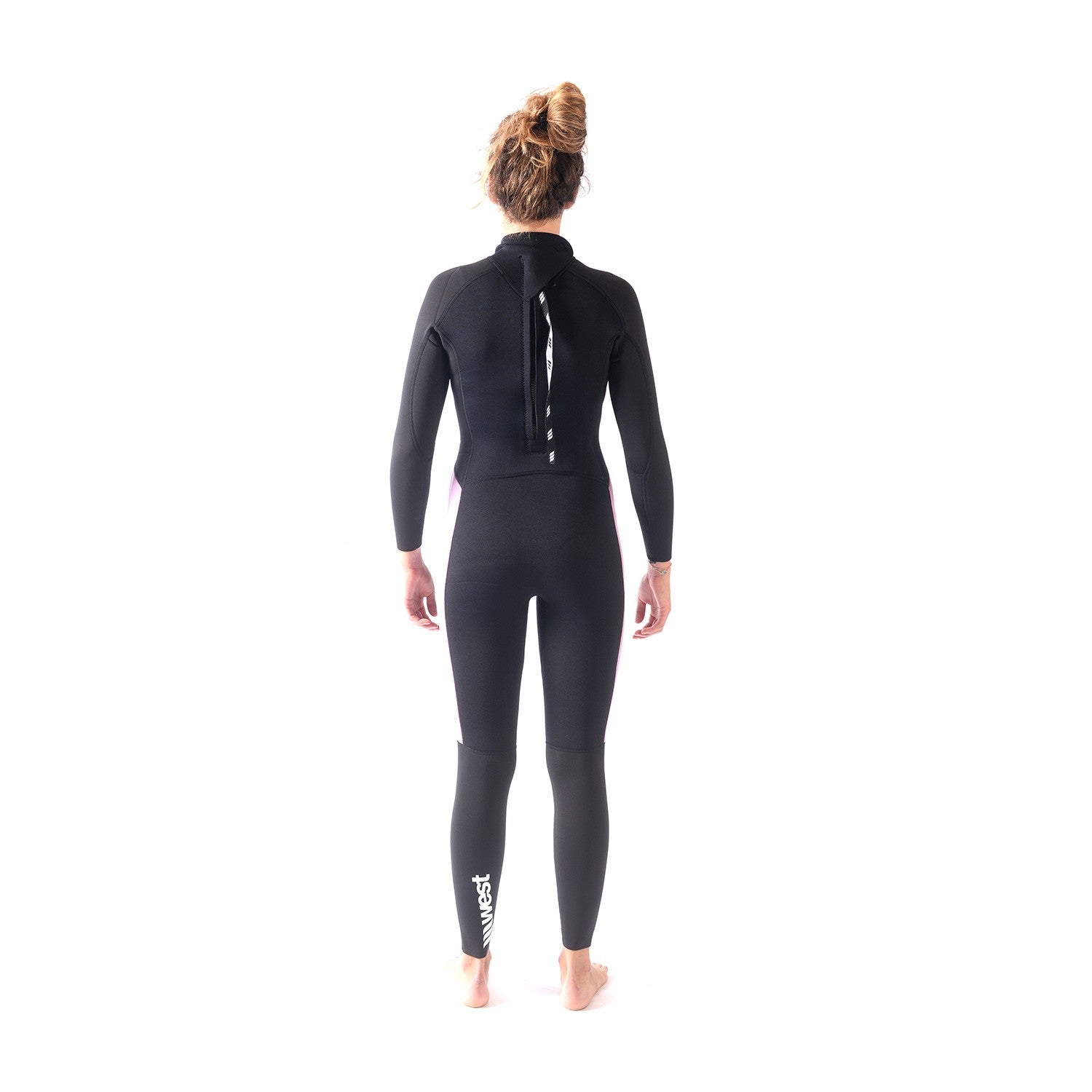 WEST - Combinaison surf Femme - Enforcer Lady 3/2mm back zip - Black / Pink