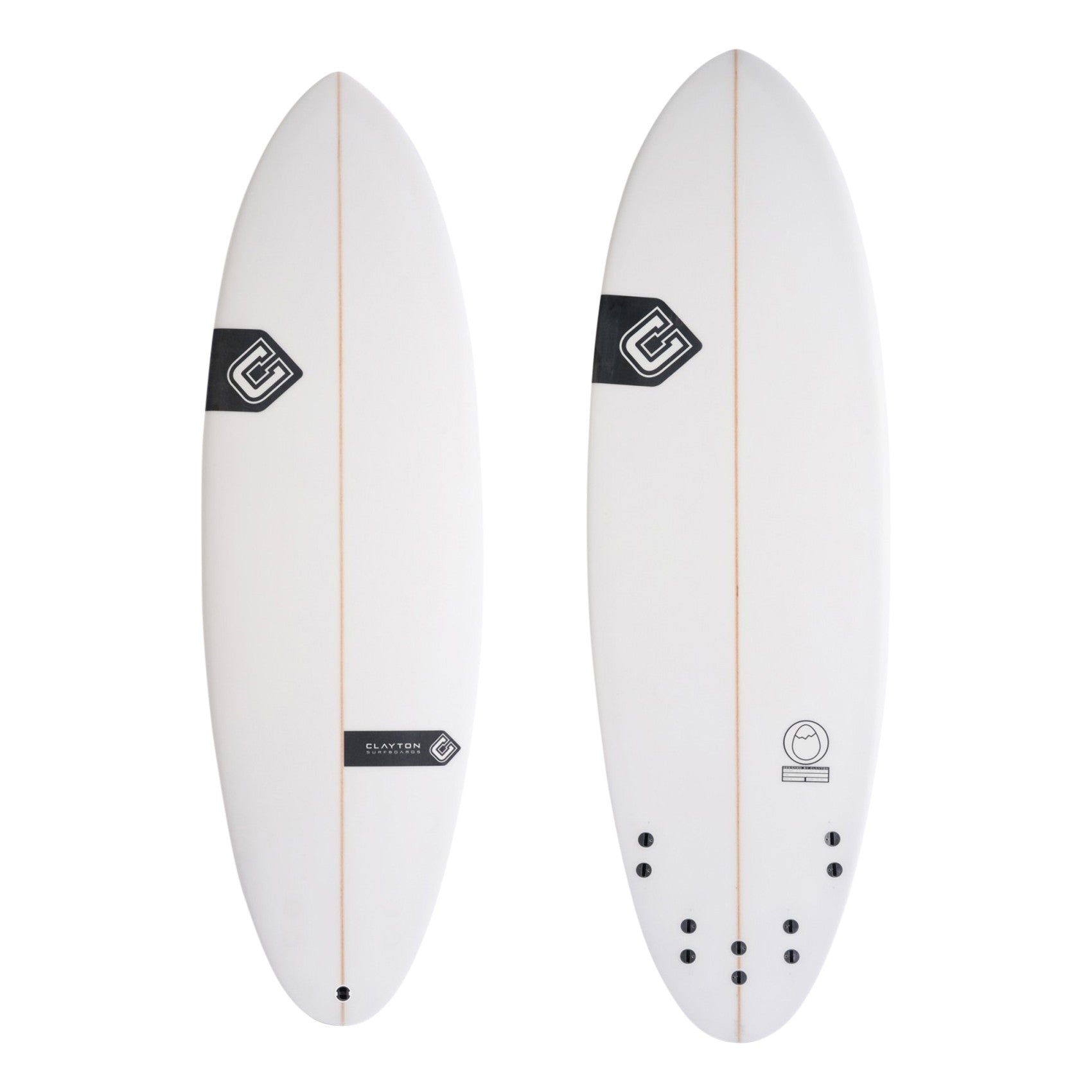 CLAYTON Surfboards Egg (5 fins) (PU) FCS