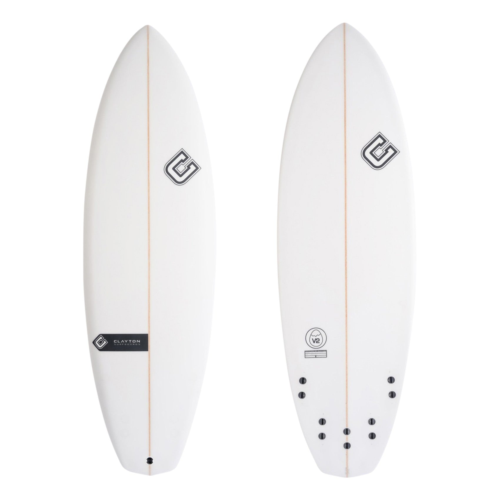 CLAYTON Surfboards - Egg V2 (5 fins) (PU)