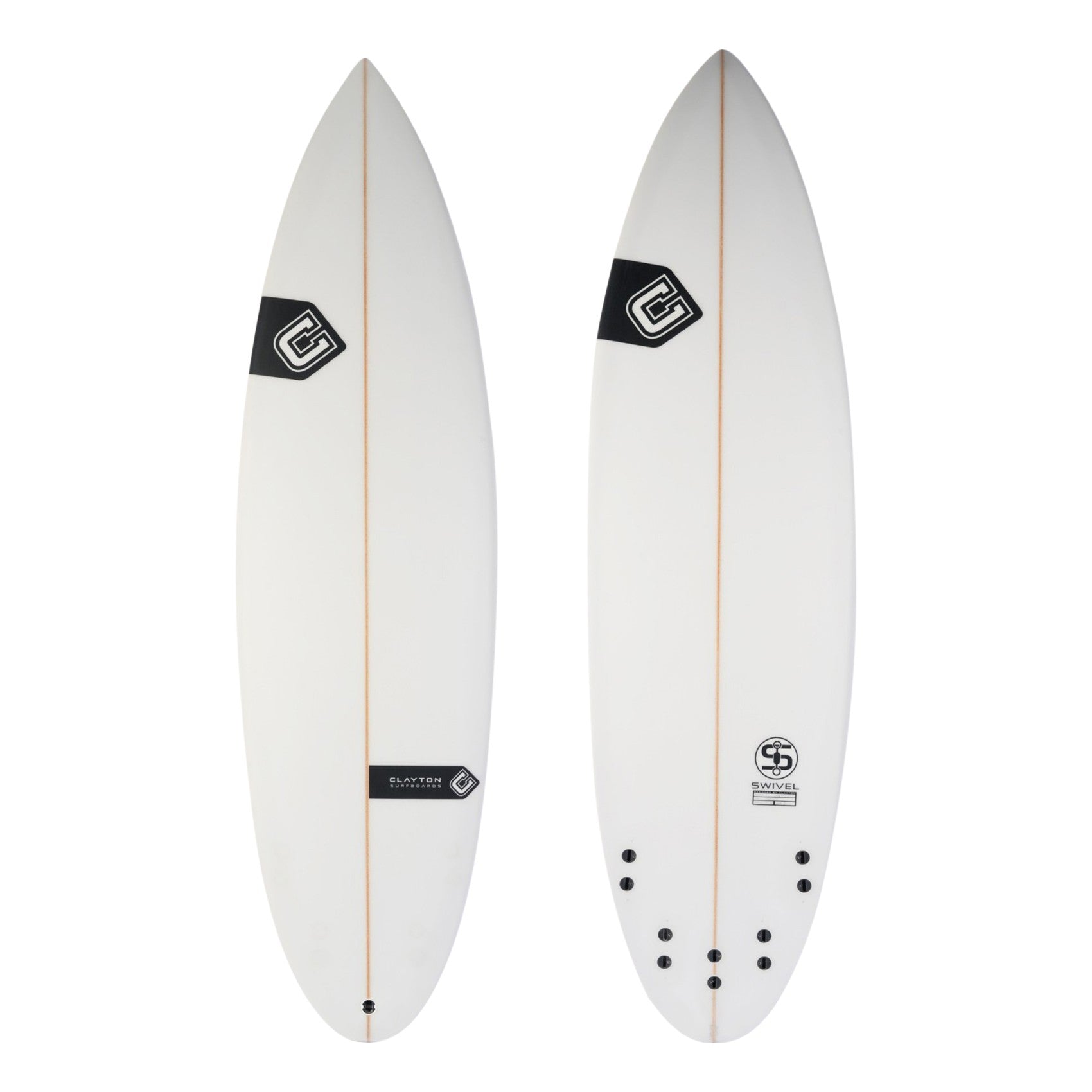 CLAYTON Surfboards - Swivel (5 fins FCS) (PU) - 5'9