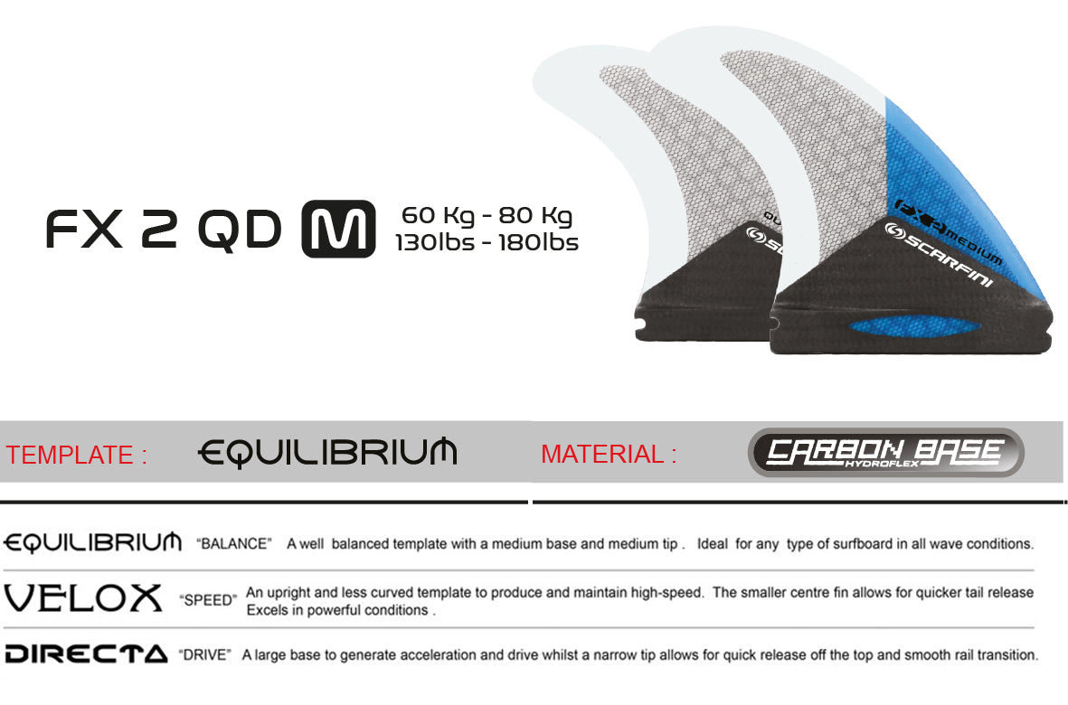 SCARFINI FX2 - Equilibrium Quad Carbon Set Taille M - Futures