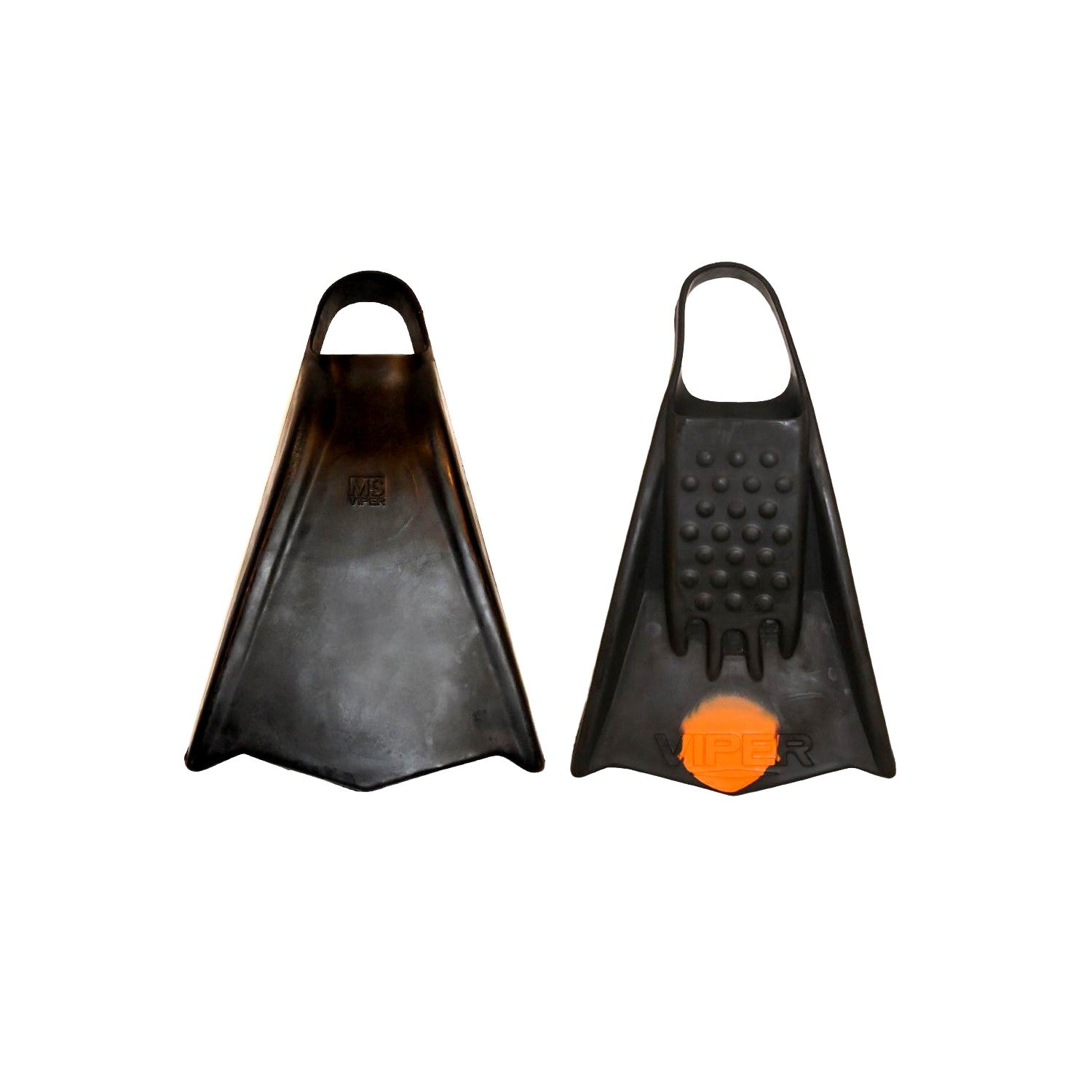 MS VIPER - Bodyboard Fins - Black / Orange