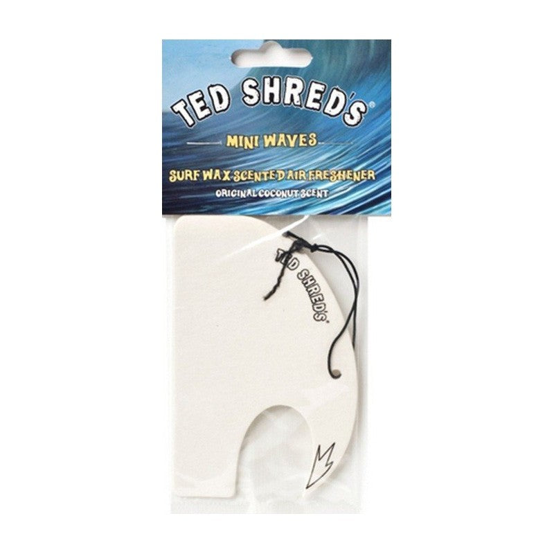 Ambientador de perfume para coche TED SHRED'S Air Freshner Mini Wave logo