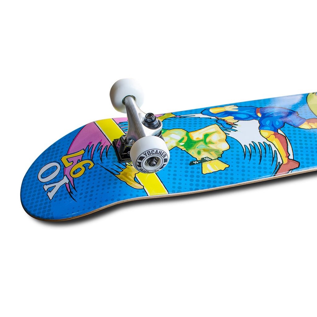 YOCAHER Brawler - Street Skateboard - Complete Deck