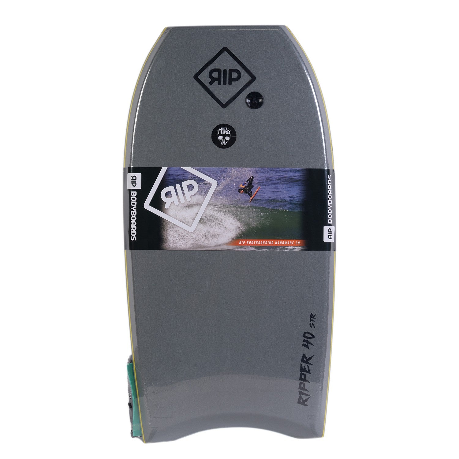 RIP Bodyboard - Ripper Stringer con leash (EPS) - Gris / Azul