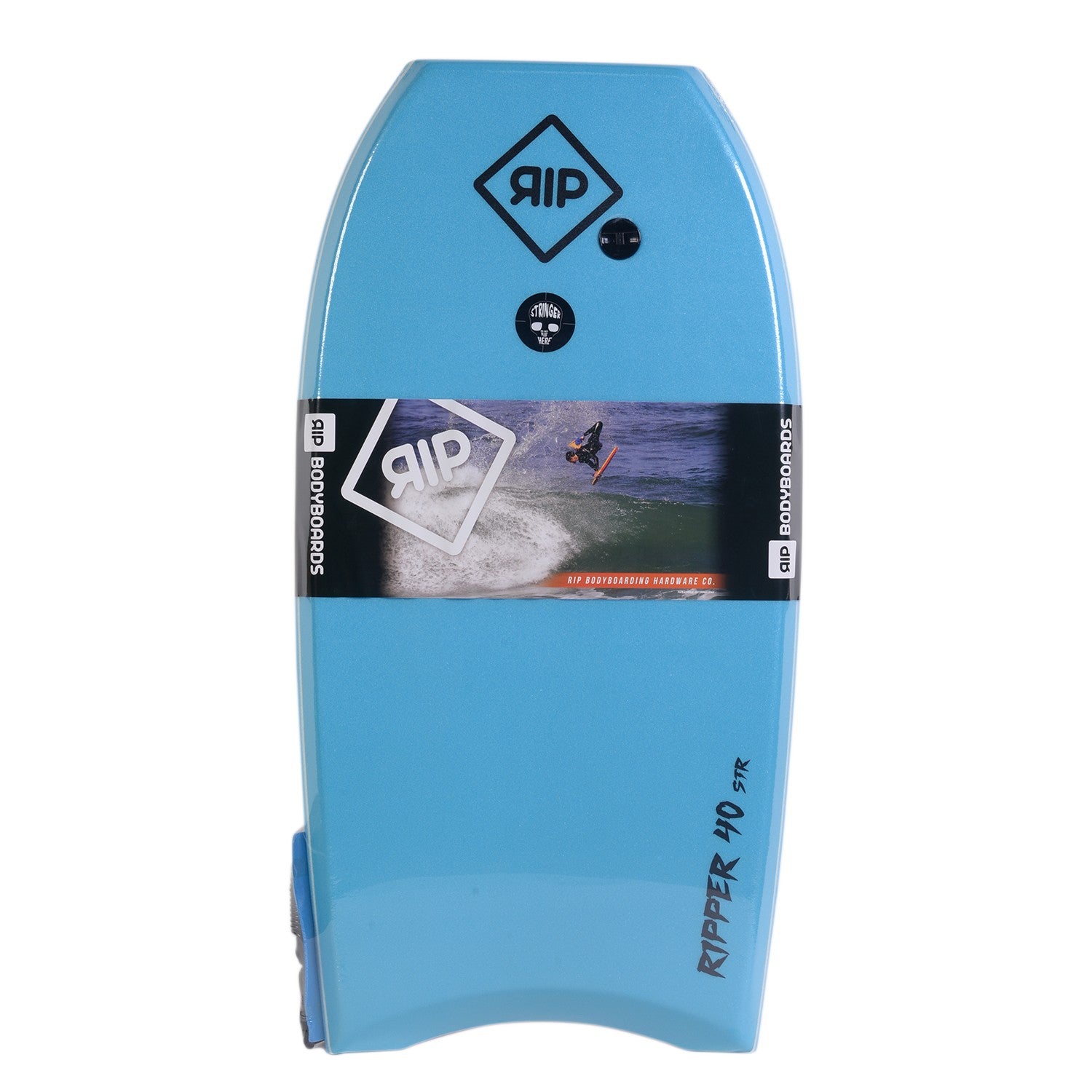 RIP Bodyboard - Ripper Stringer avec leash (EPS) - Blue / Orange