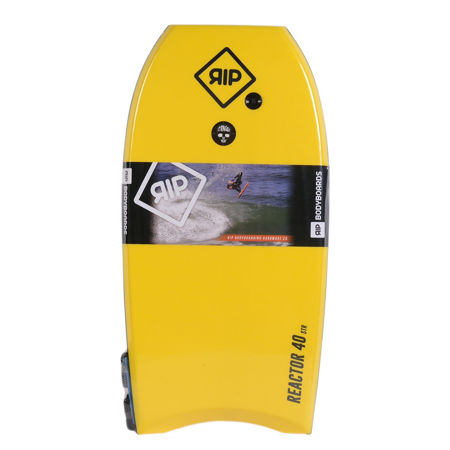 RIP Bodyboard - Reactor Stringer avec leash (EPS) - Yellow / Orange