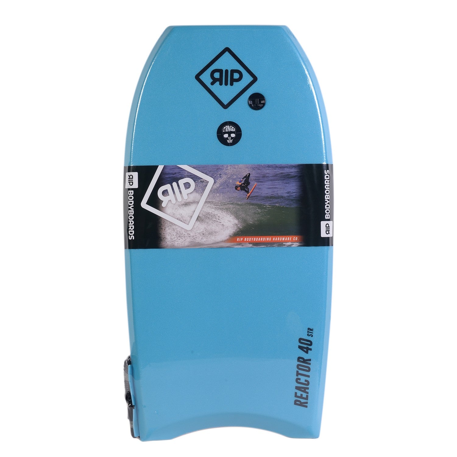 RIP Bodyboard - Reactor Stringer avec leash (EPS) - Blue / Orange