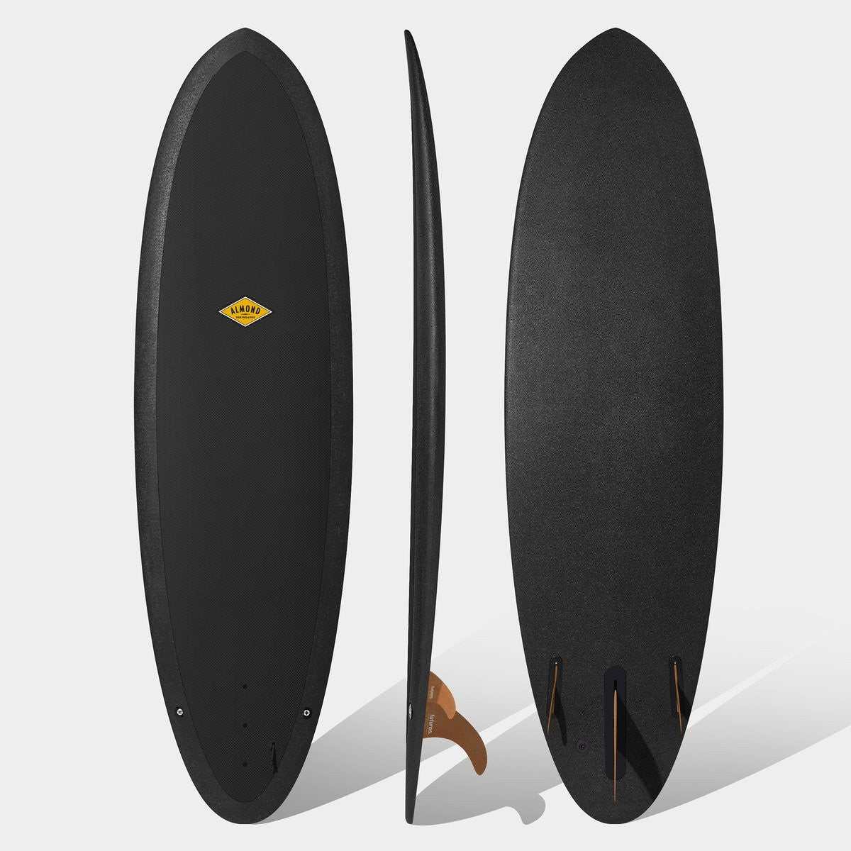 ALMOND Surfboards - R-Series 6'4 - Black