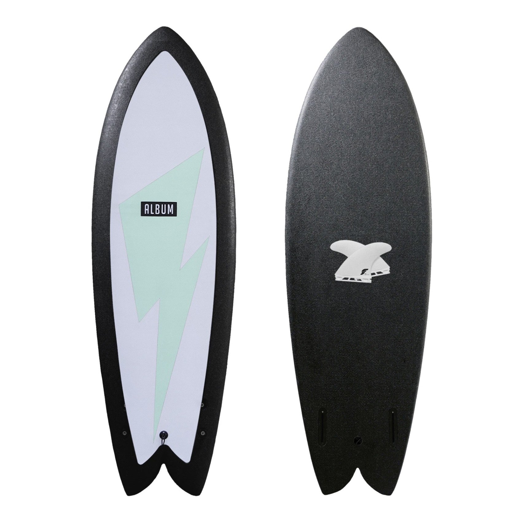 Tablas de surf ALBUM - Presto Fish 5'7 Soft Top - Electric Cloud