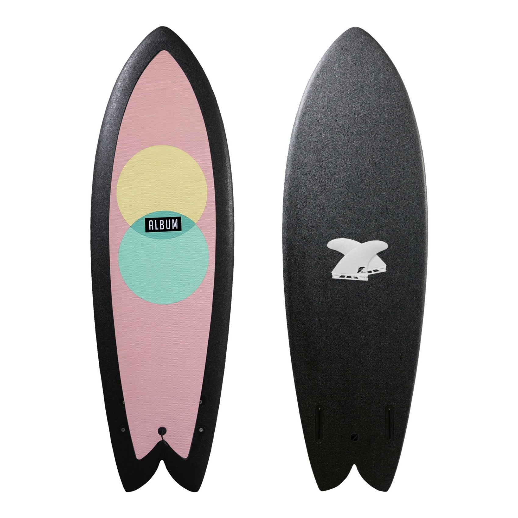 Tablas de surf ALBUM - Presto Fish 5'7 Soft Top - Cotton Drops