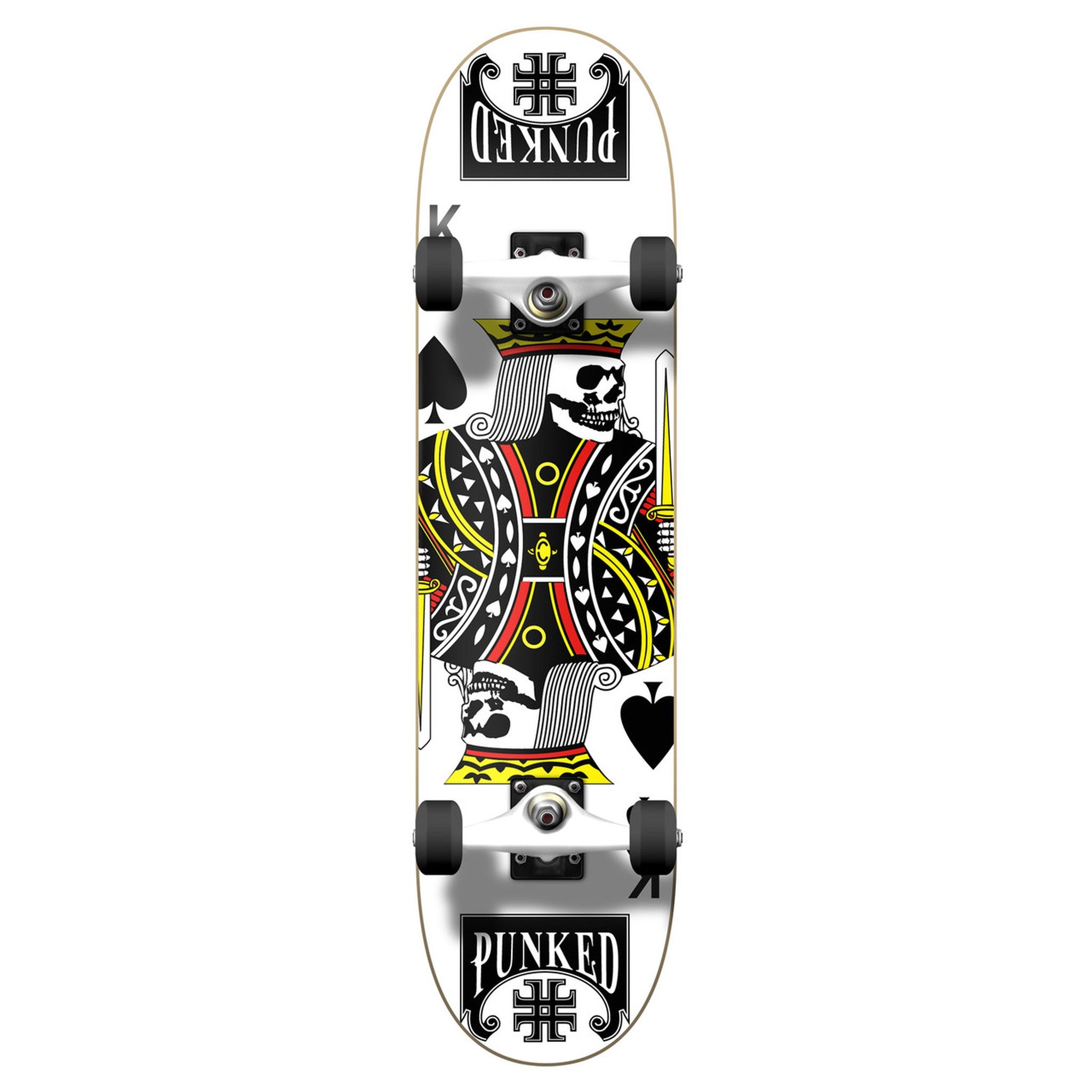 YOCAHER King of Spades - Street Skateboard - Complete Deck
