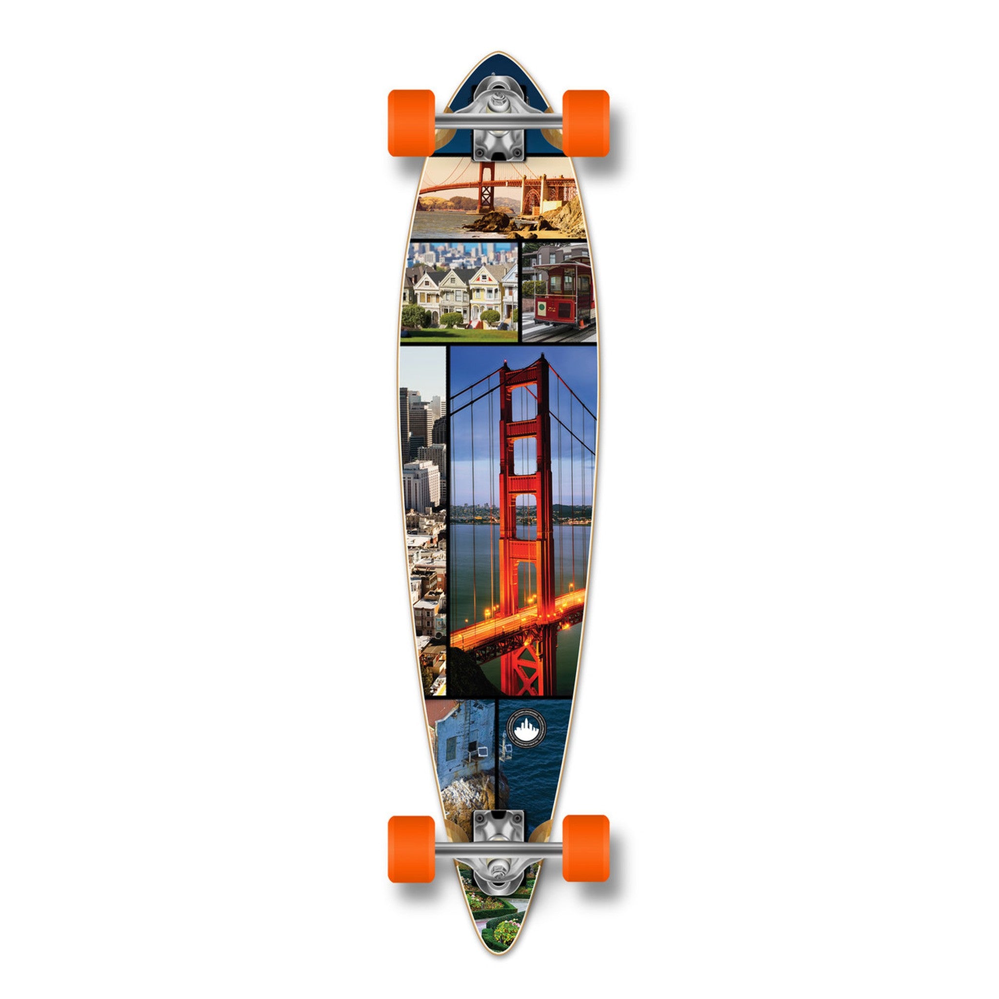 YOCAHER - San Francisco Pintail Longboard - Planche Complete