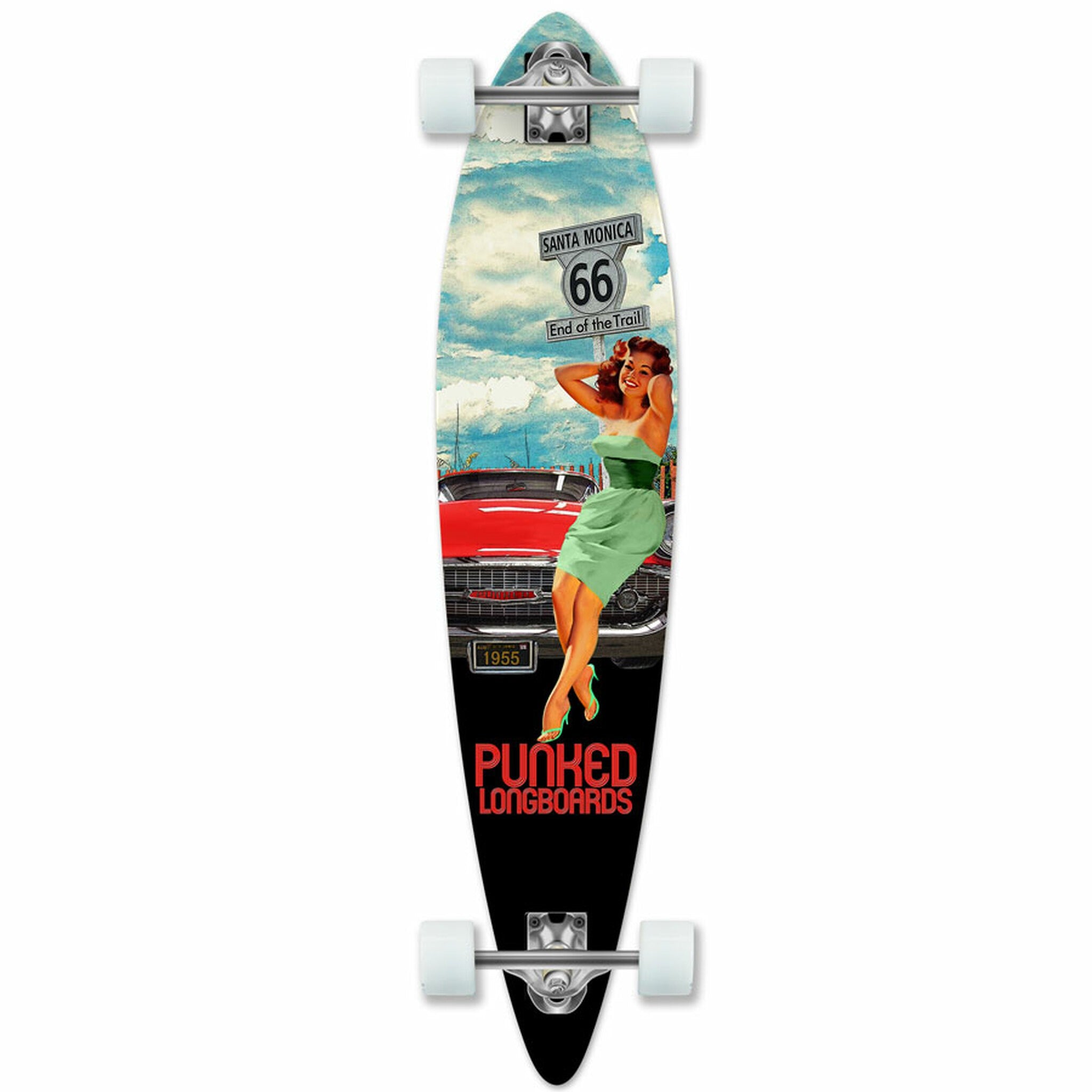 YOCAHER - Longboard Route 66 RTE Pintail - Tabla completa