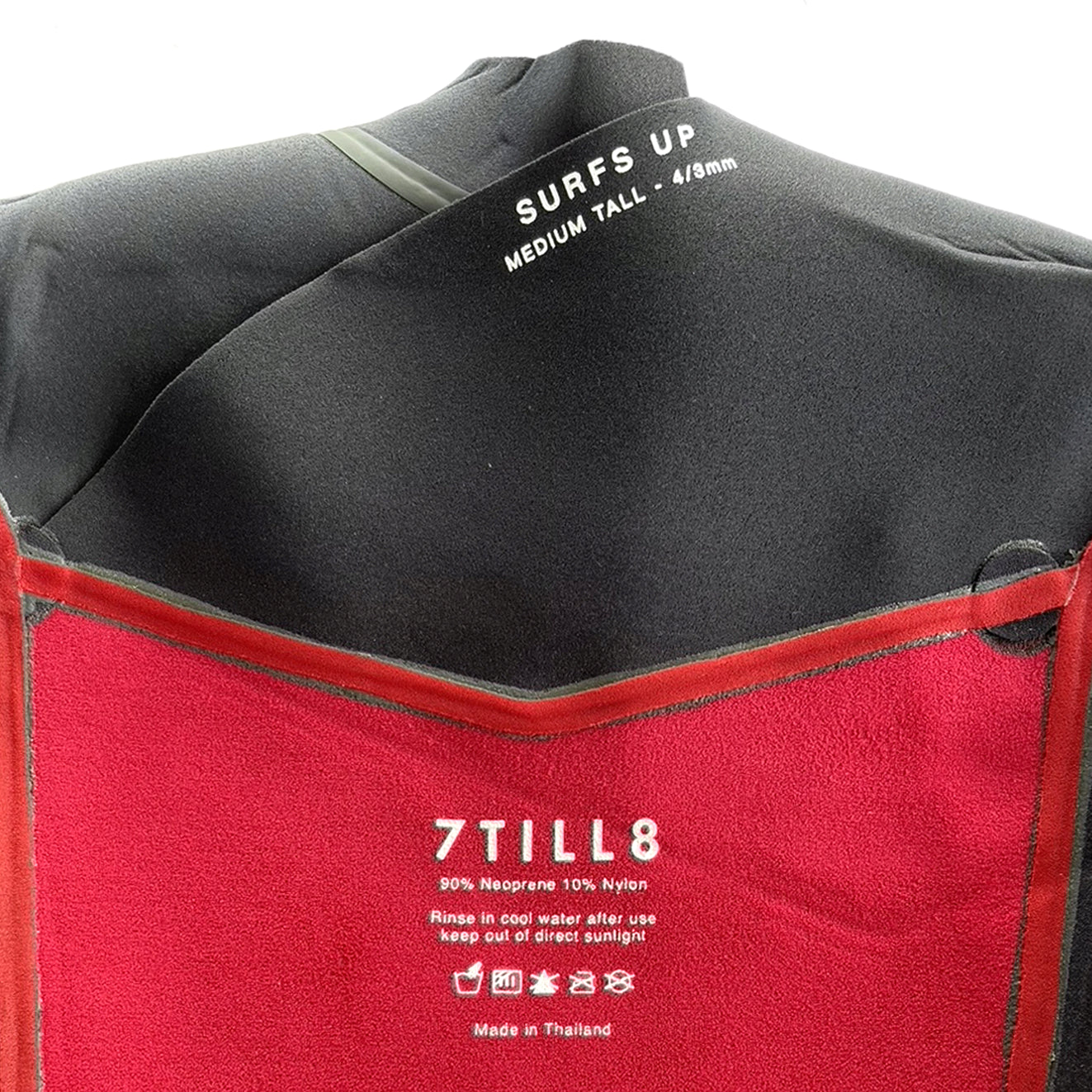 7TILL8 - Combinaison 4-3 MM - Front Zip - Fullsuit Black