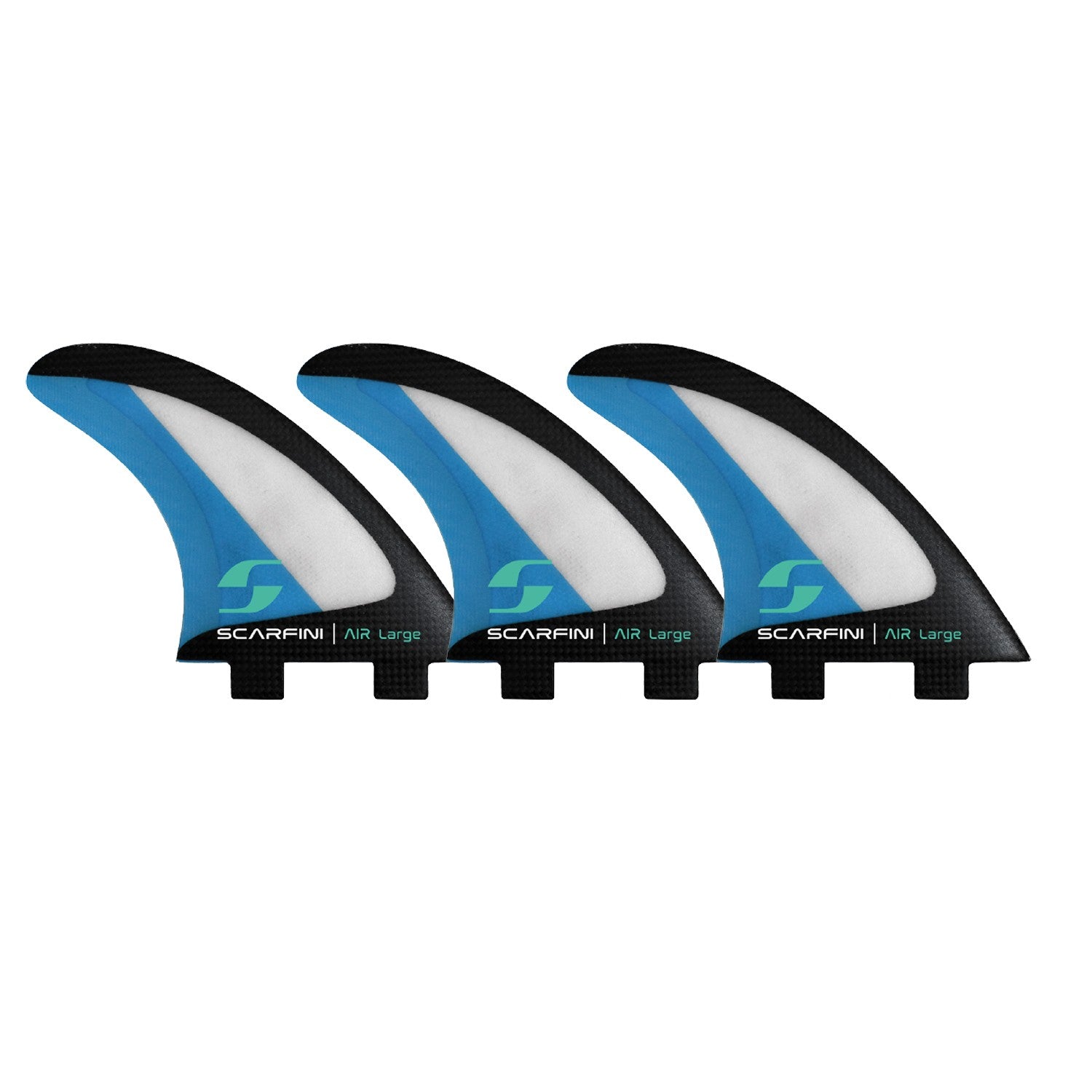 SCARFINI HX Velox AIR Carbon Fin Set Taille L - FCS