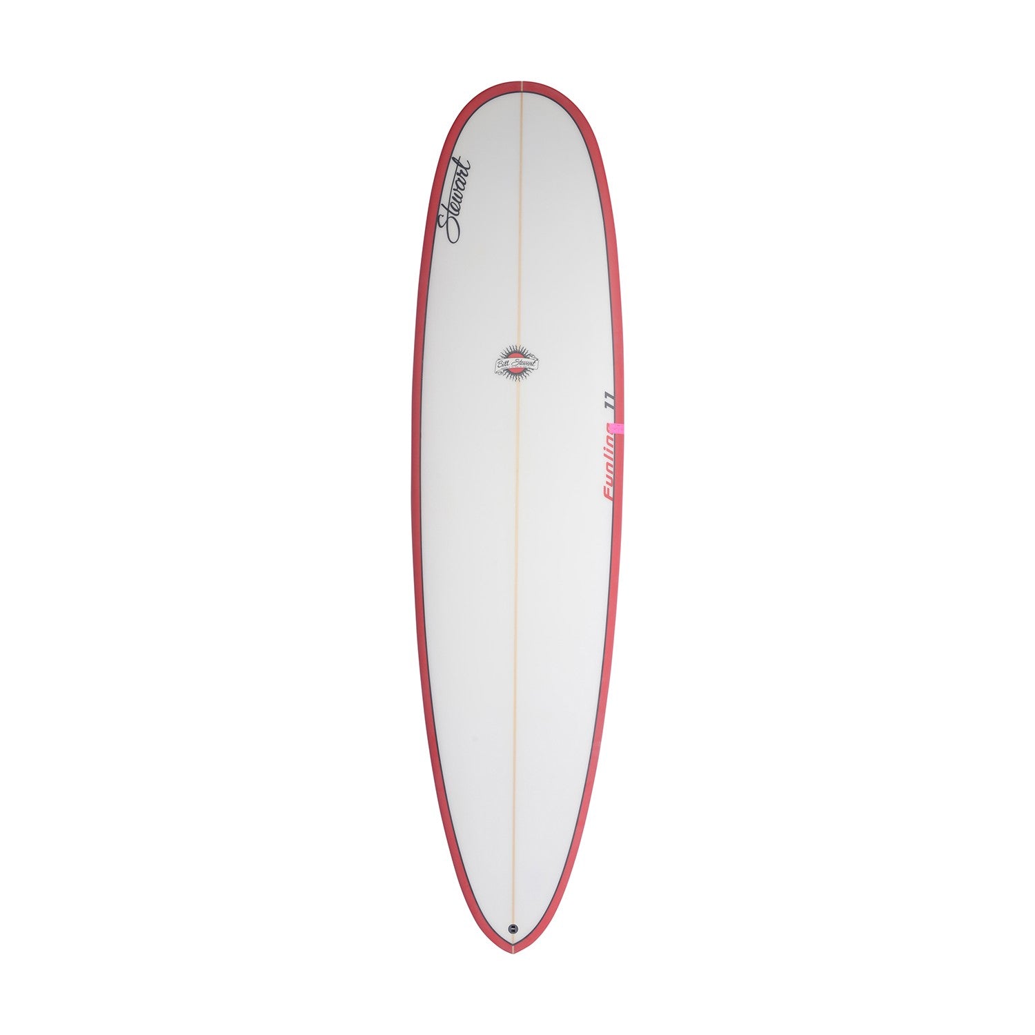 STEWART Surfboards - Funline 7'4 (PU) - Red Rails