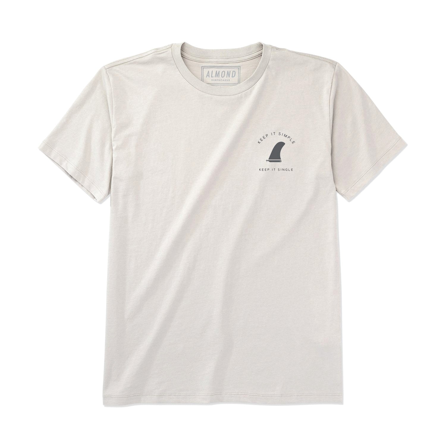 Tablas de surf Almond - Camiseta Keep It Simple - Gris