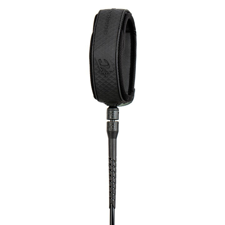 CREATURES - Reliance Longboard Leash 9 Knee - Negro / Negro