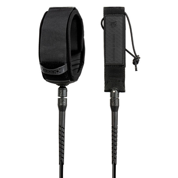 CREATURES - Reliance Longboard Leash 10 Knee - Negro / Negro