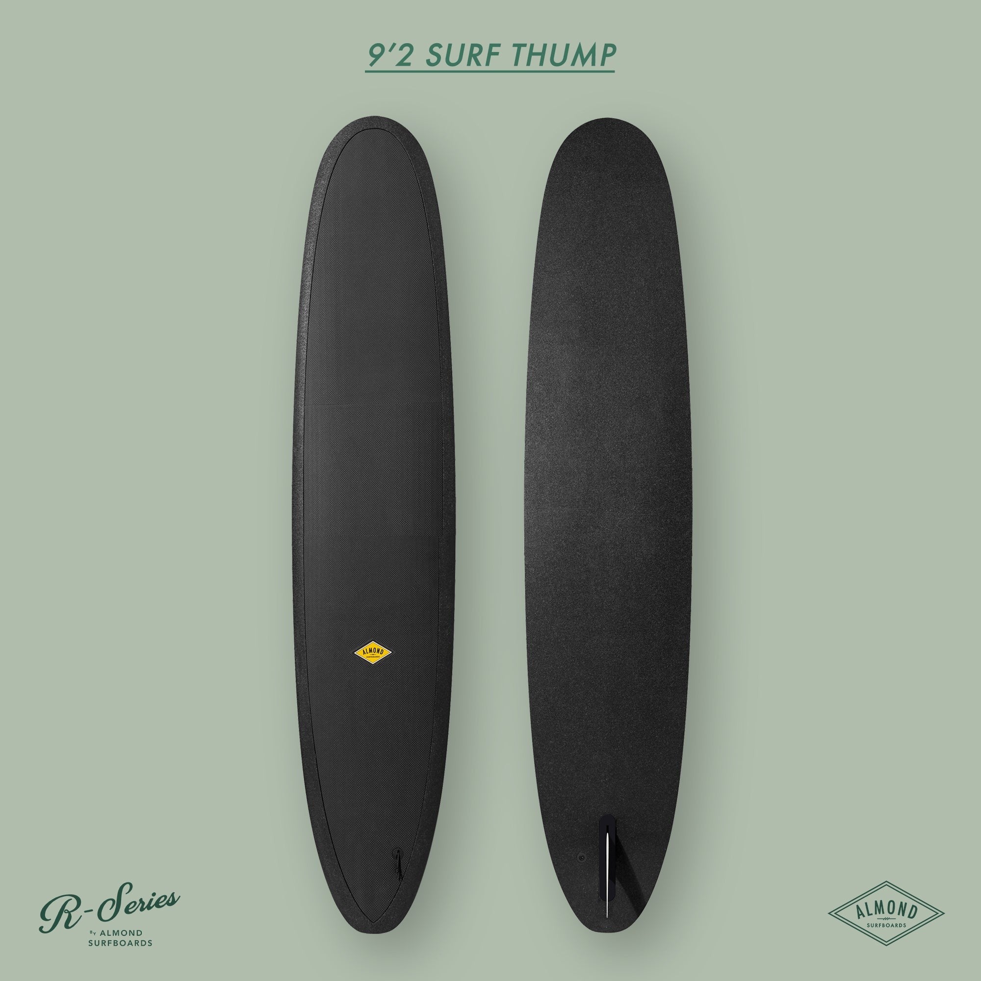 ALMOND R-Series - Surf Thump 9'2 - Black