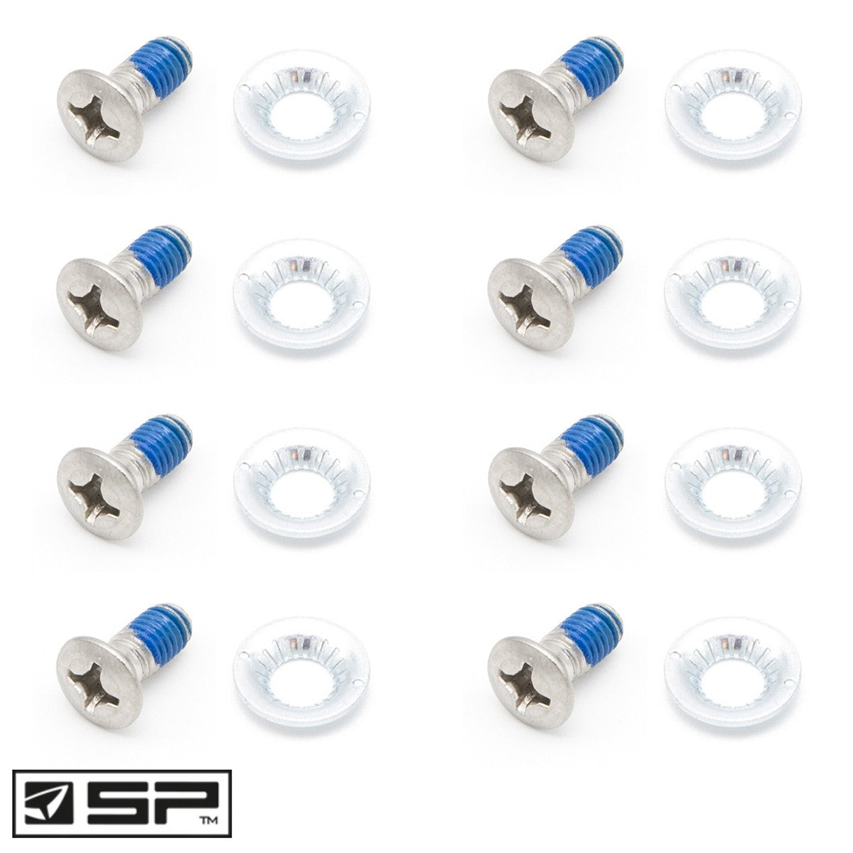 SP - Mounting Pack - 8x 16MM Screws / Washers for Snowboard Mounting