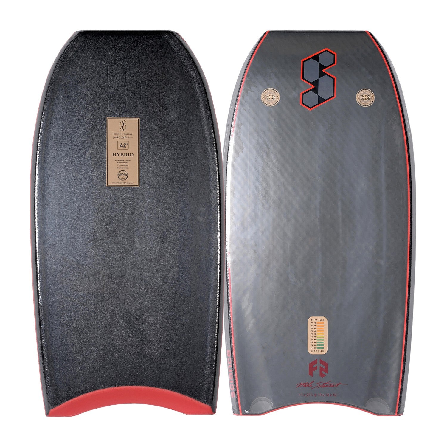 SCIENCE Bodyboard - Hybrid (PP) - Black / Metalic Gray