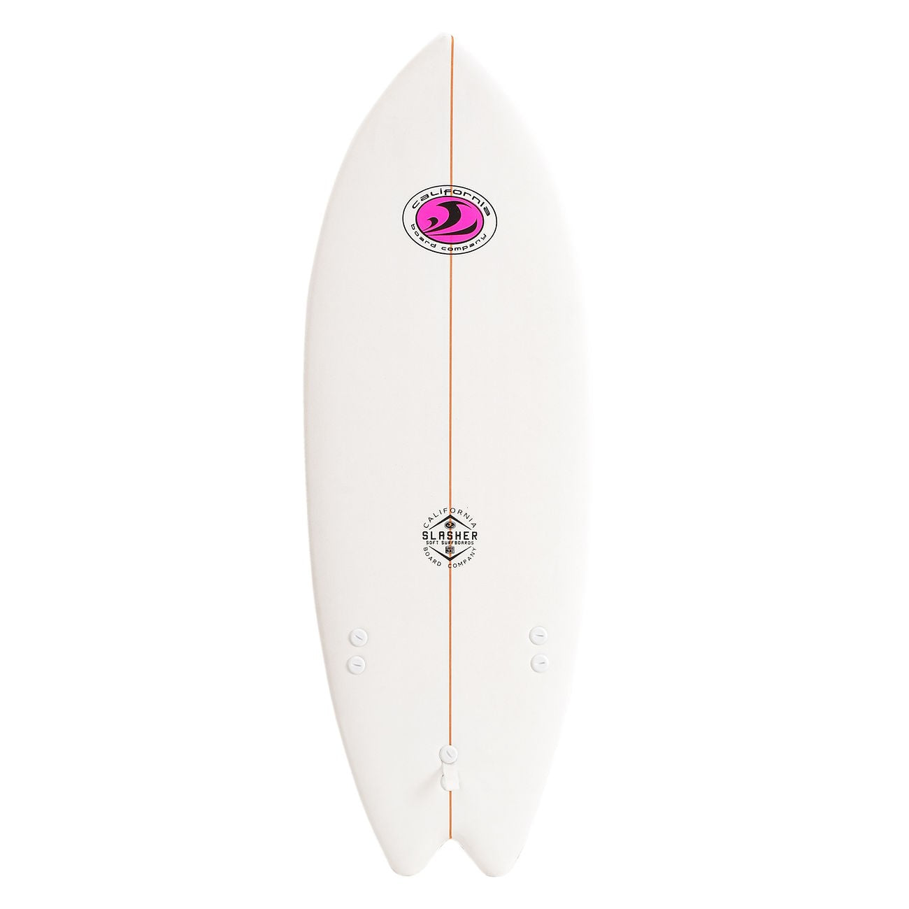 CBC - Foam surfboard -Softboard Slasher 5'2 Fish - White