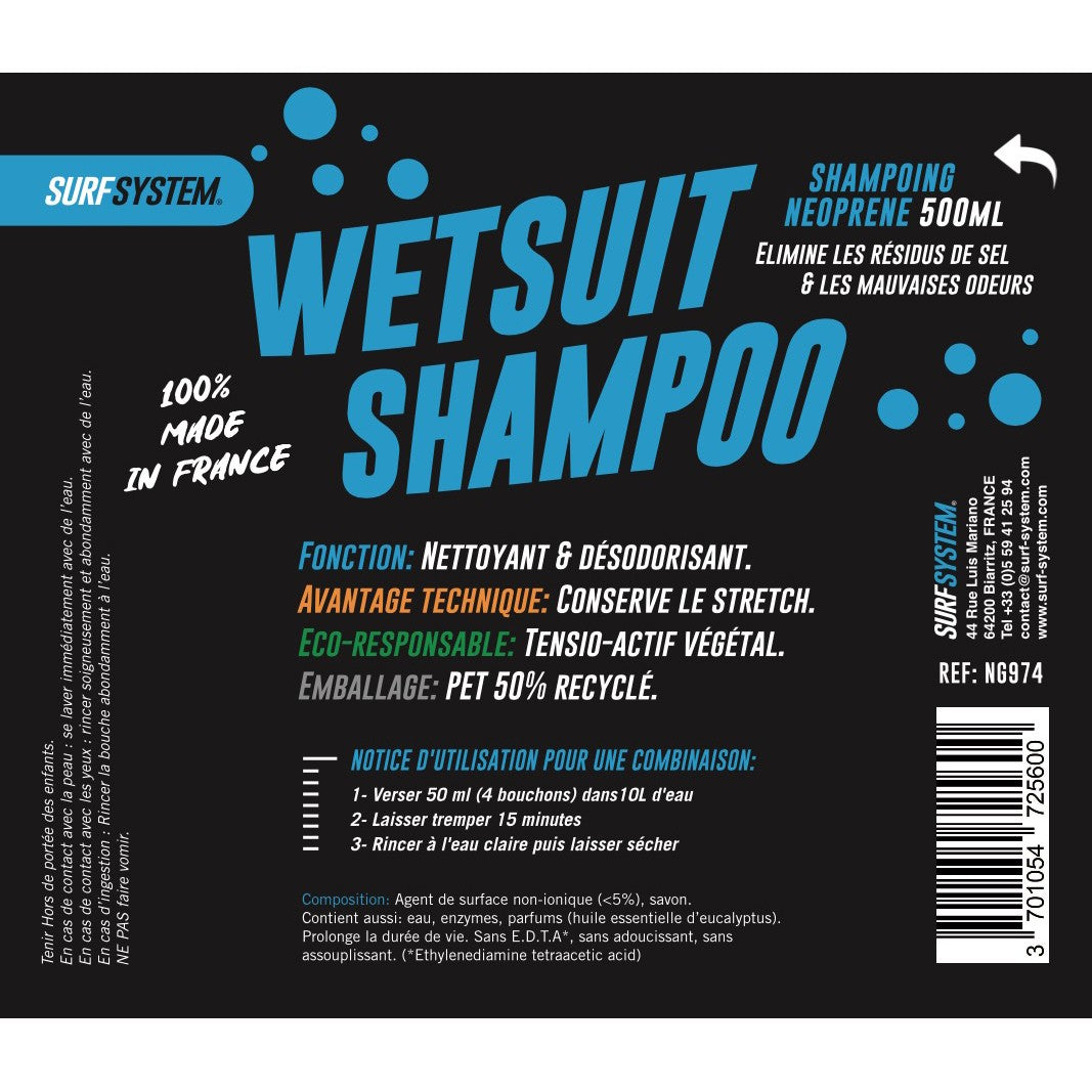 SURF SYSTEM - Shampooing Neoprene - Wetsuit Shampoo 500ml