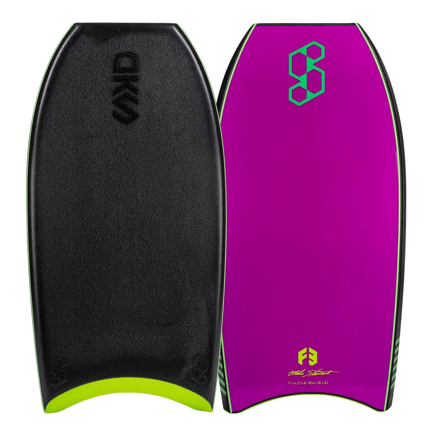 Bodyboard SCIENCE - DKS 2.0 (PP) - Negro / Ultravioleta