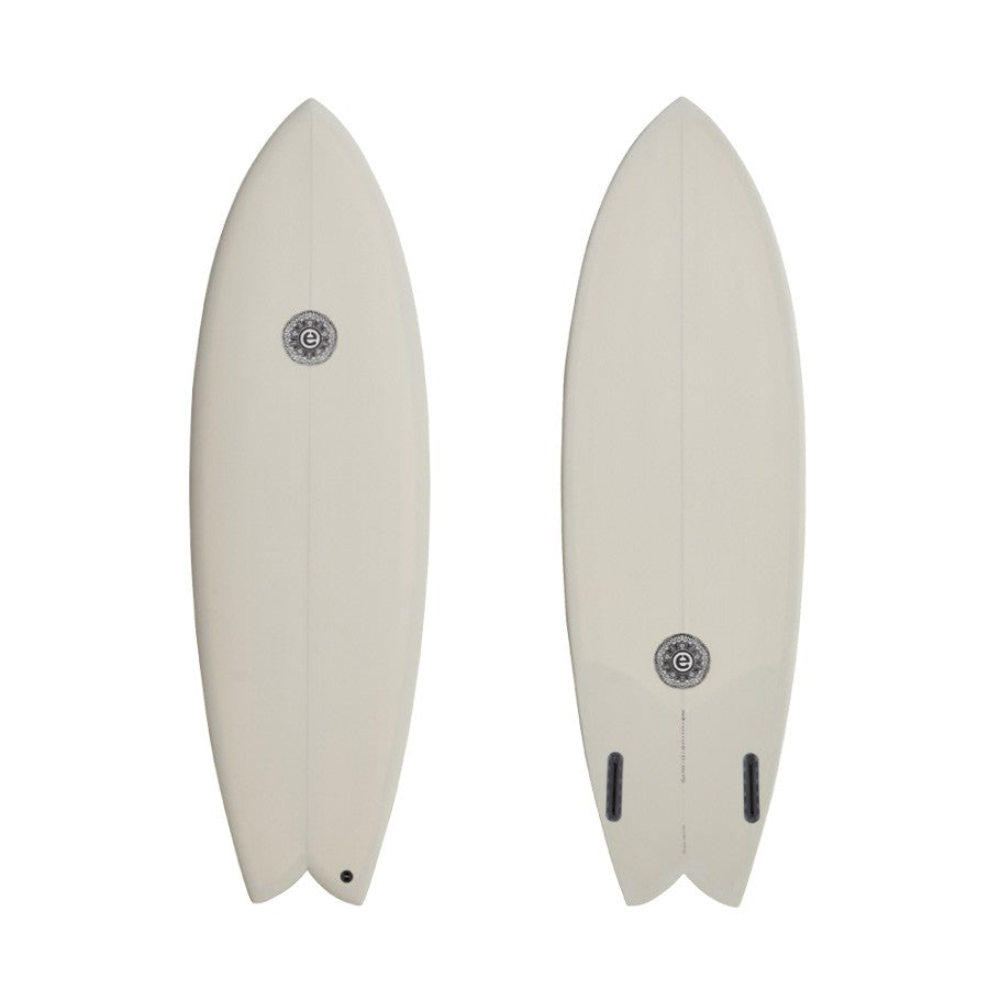 ELEMNT SURF - Twin Fish 5'11 Epoxy - Dune (Futuros)