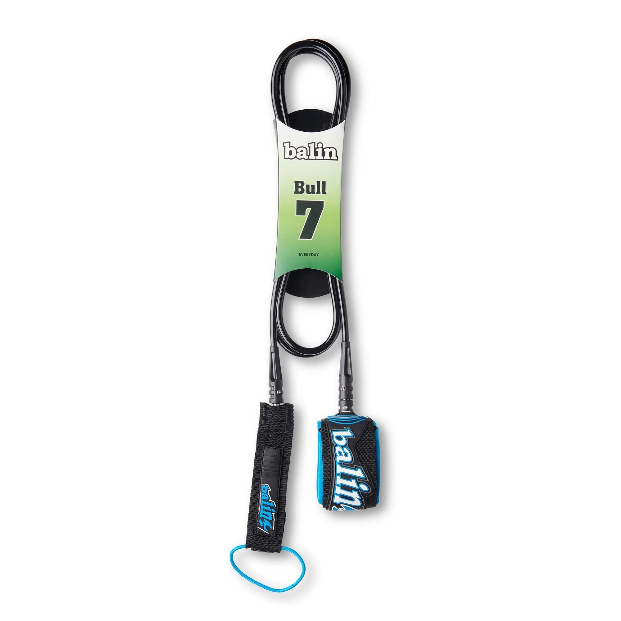 BALIN - Correa de Surf - Serie Bull (7mm) - Negro / Azul