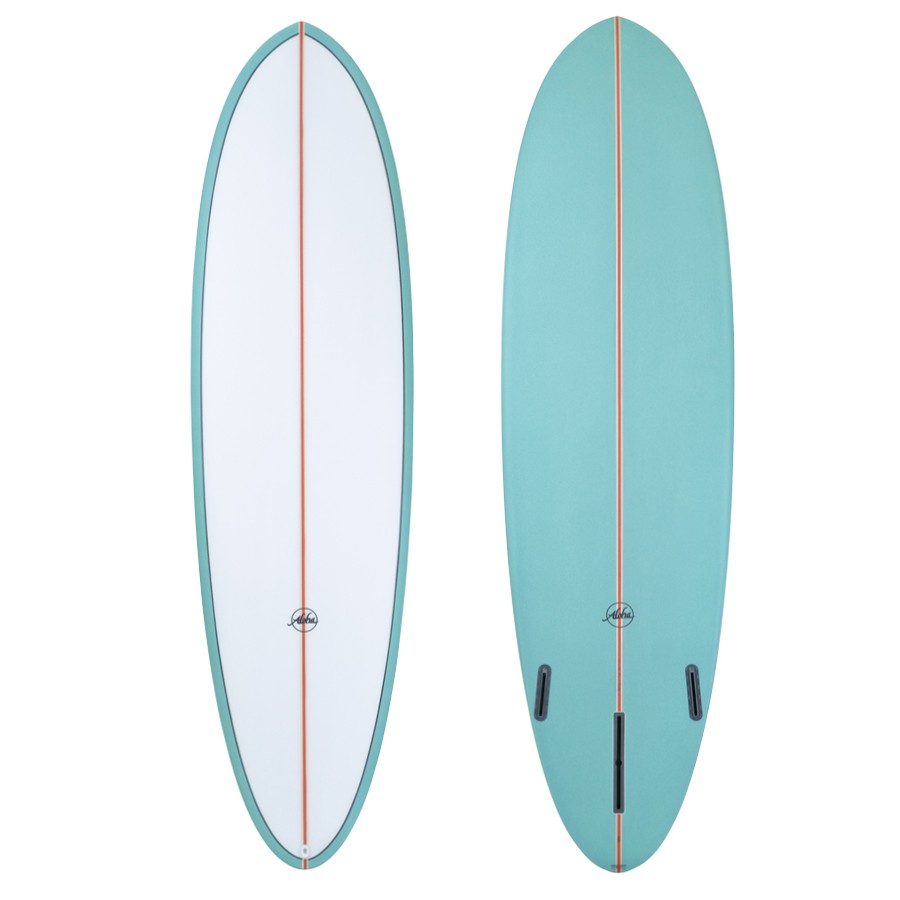 Tablas de surf ALOHA - Fun Division Mid 6'8 (PU) PVCP Aqua - Futuros