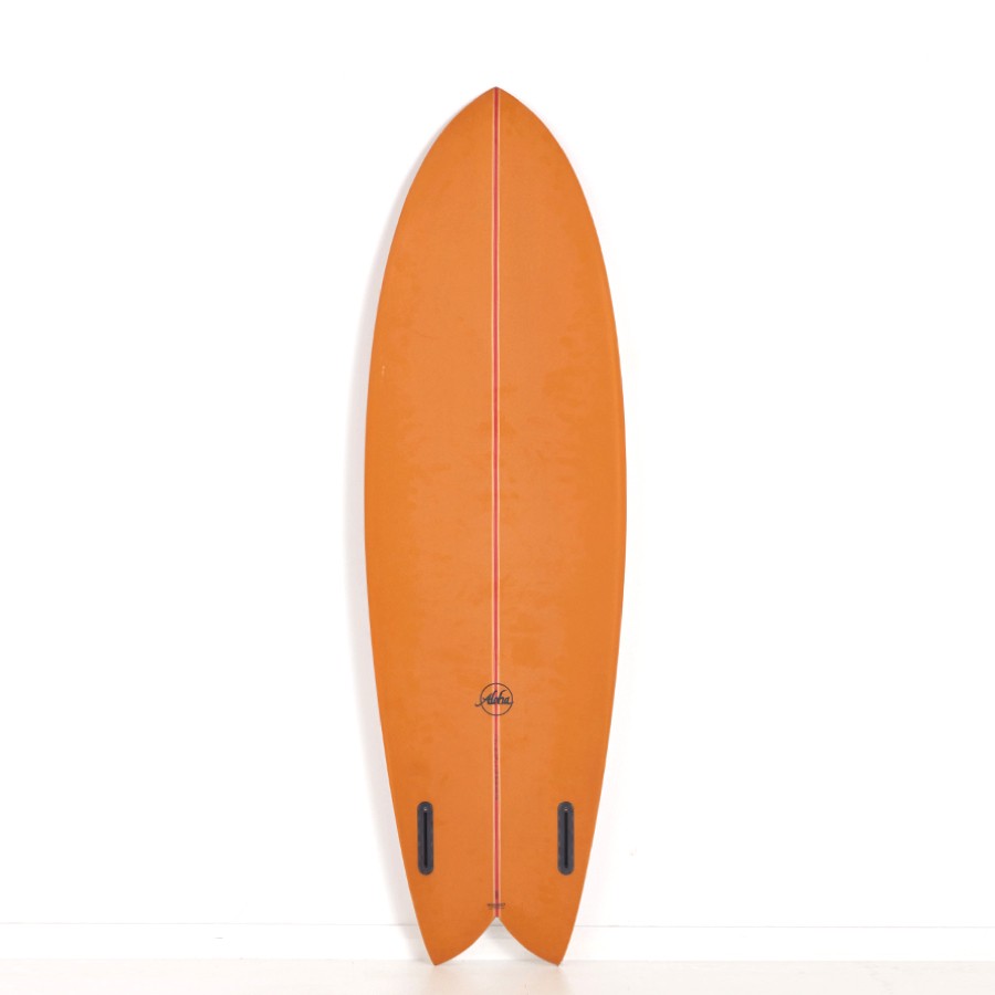 Tablas de surf Aloha - Keel Twin PU PVCP Mostaza - 5'8 - Futures