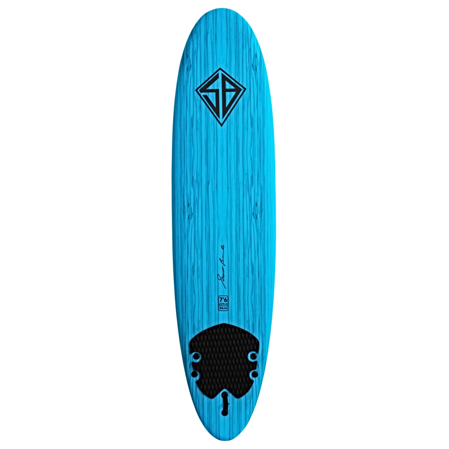 CBC - Tabla de surf de espuma - Softboard 7'6 Scott Burke - Azul claro