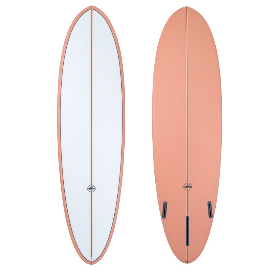 ALOHA Surfboards - Fun Division Mid 6'8 (PU) PVCP Coral - Futures