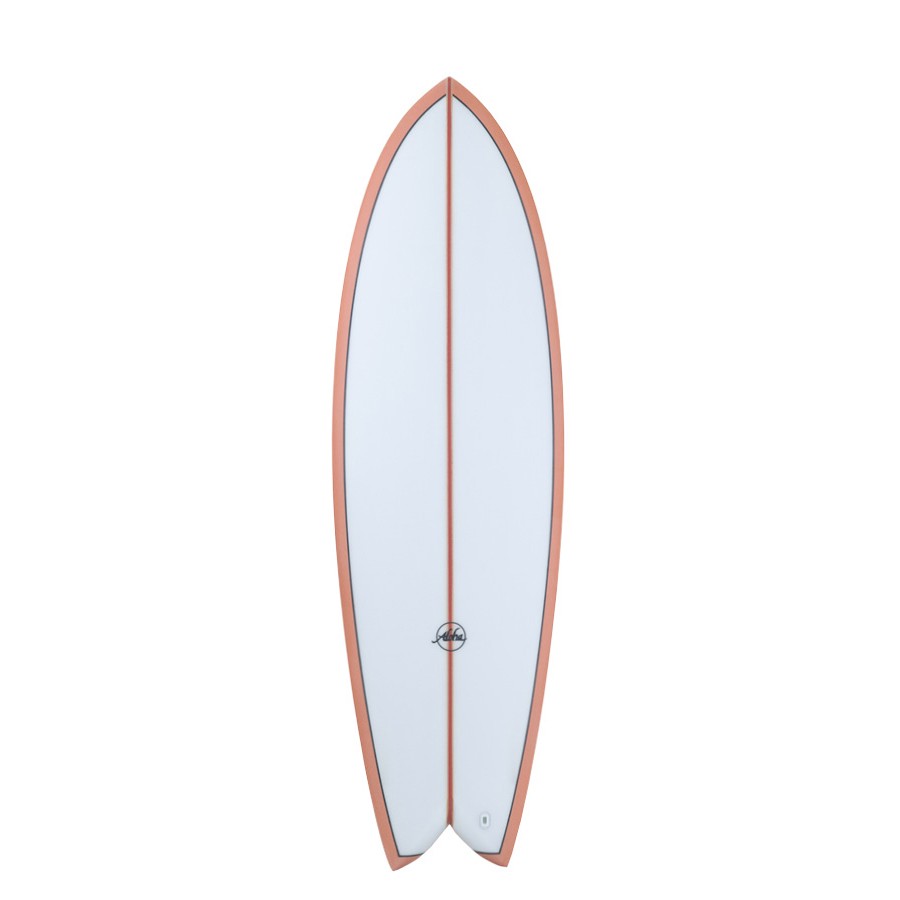 Tablas de surf Aloha - Keel Twin PU PVCP Coral - 5'8 - Futuros