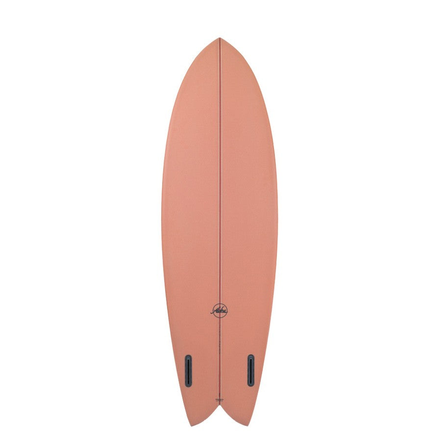 Tablas de surf Aloha - Keel Twin PU PVCP Coral - 5'10 - Futures