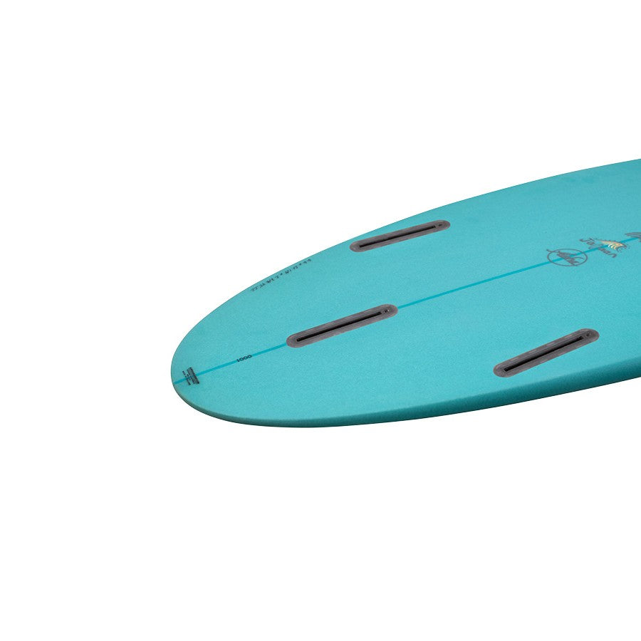 ALOHA Surfboards x Jalaan Peanut 6'2 (PU) Aqua - Futures