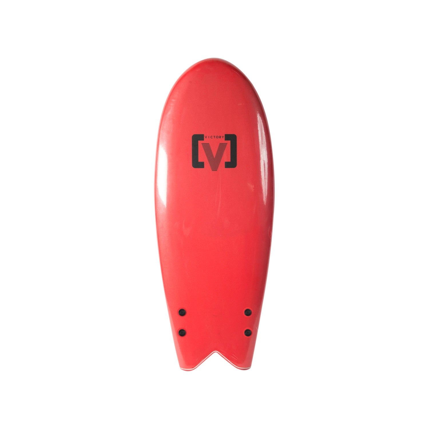 VICTORY - EPS Softboard - Foam Surfboard - Torpedo 4'7 - Red 