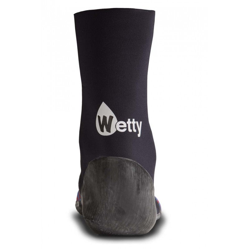 WETTY - Neoprene surf slippers - Barefoot - 3mm - Black