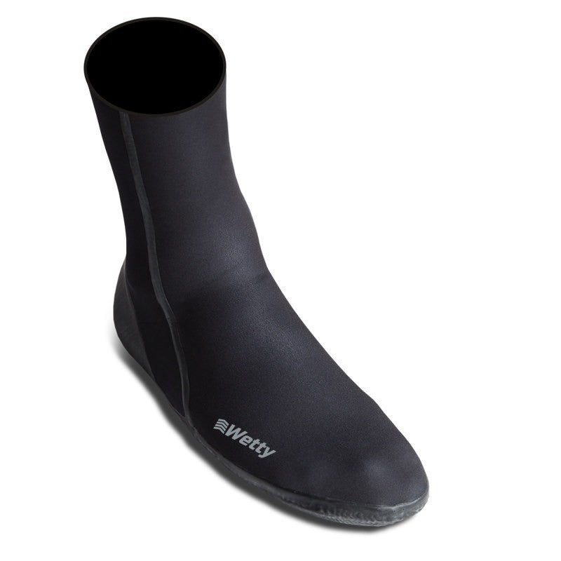 WETTY - Zapatillas de surf de neopreno - Descalzo - 3mm - Negro