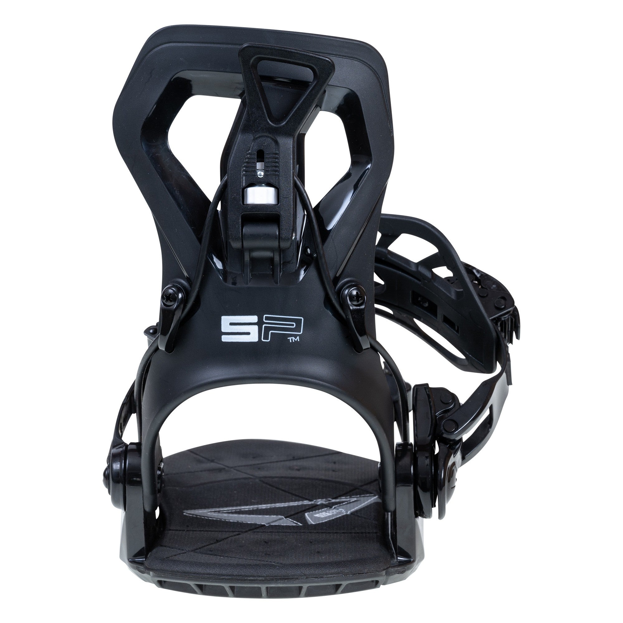 SP BINDINGS - Fixations Snowboard - Private 2025 (Entrée Arrière) - Black