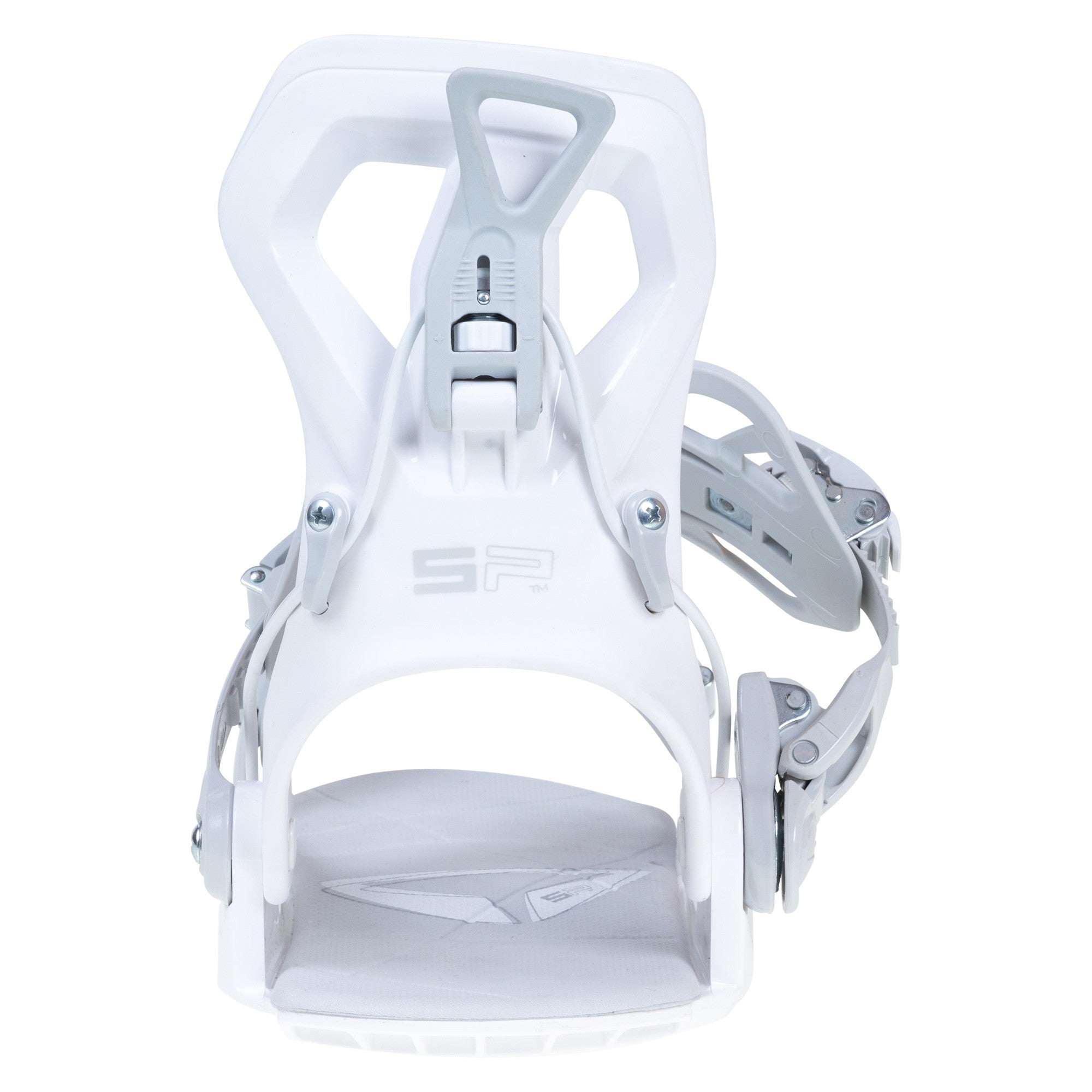 SP BINDINGS - Fixations Snowboard - Private 2024 (Entrée Arrière) - White