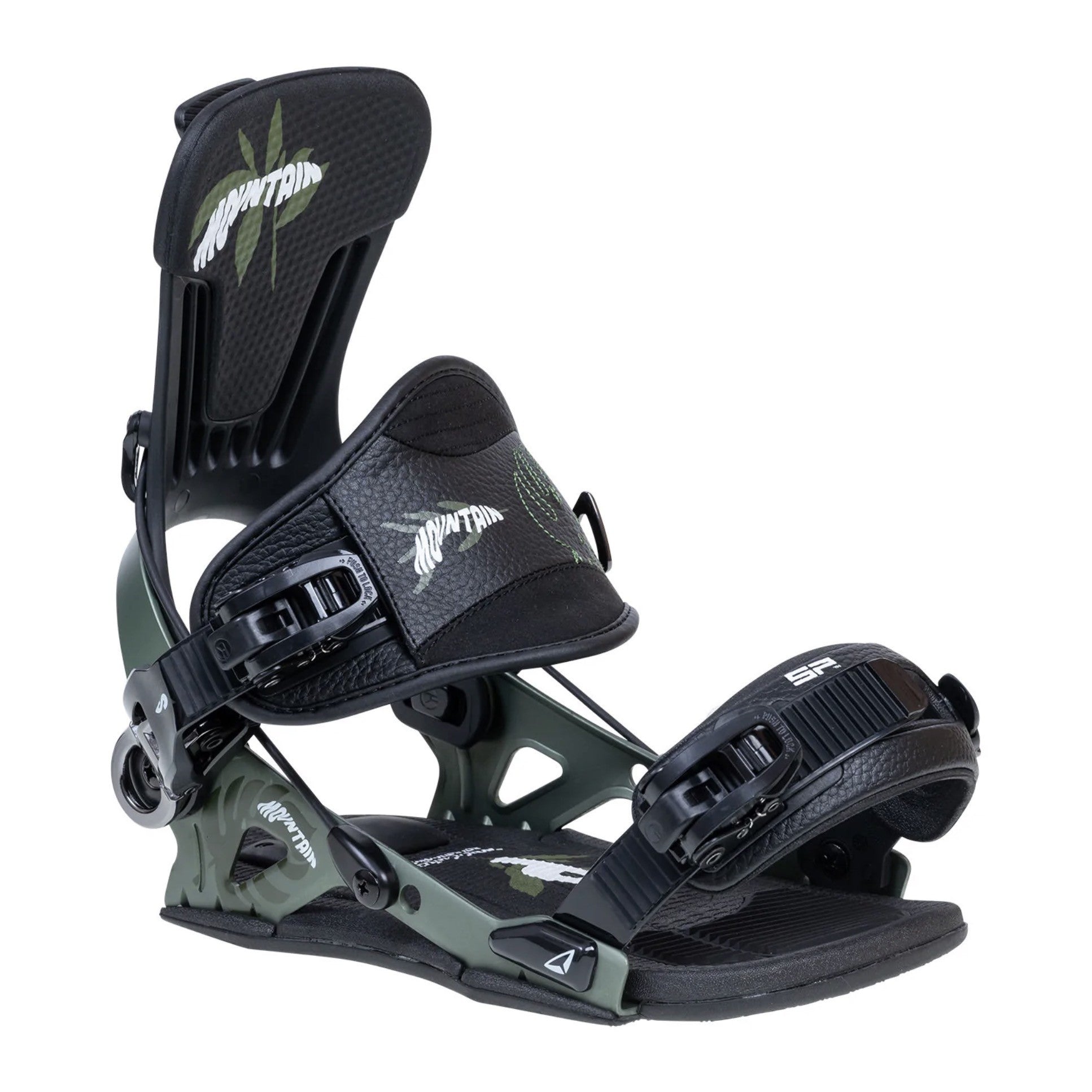 SP BINDINGS - Snowboard Mountain 2024 Bindings (Multi Entry) - Olive 