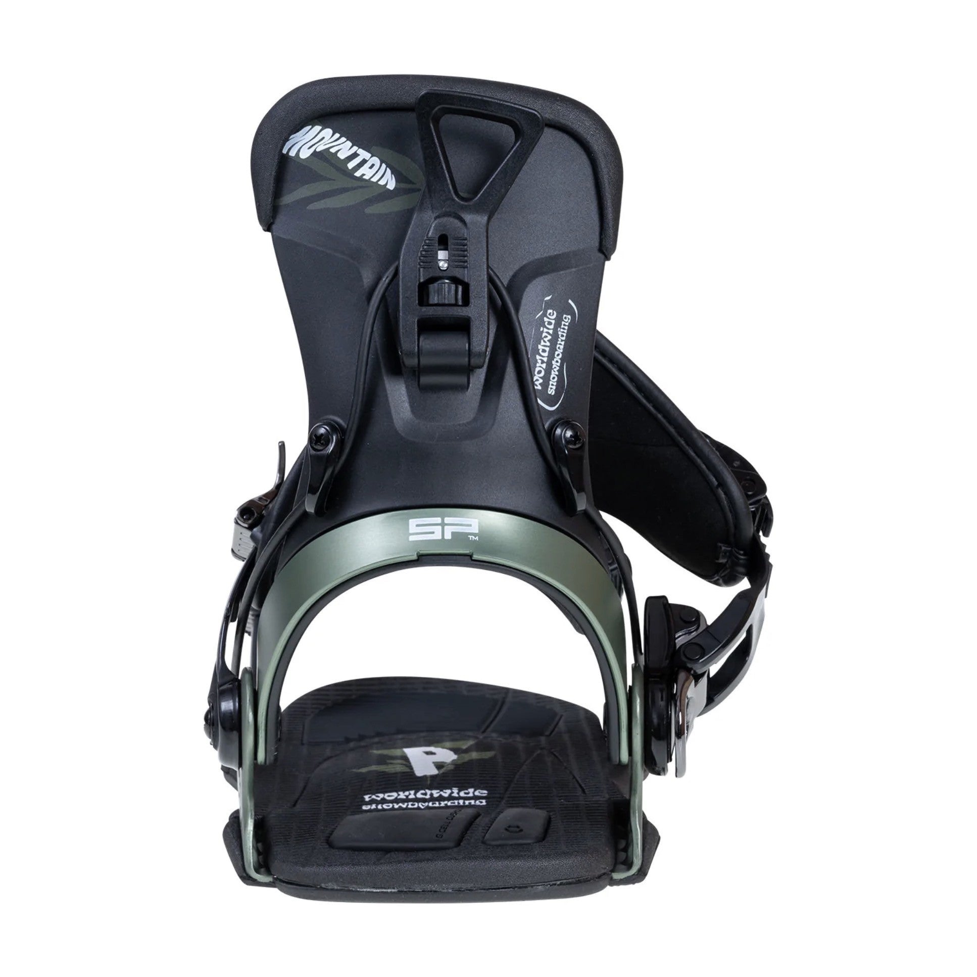 SP BINDINGS - Snowboard Mountain 2024 Bindings (Multi Entry) - Olive 