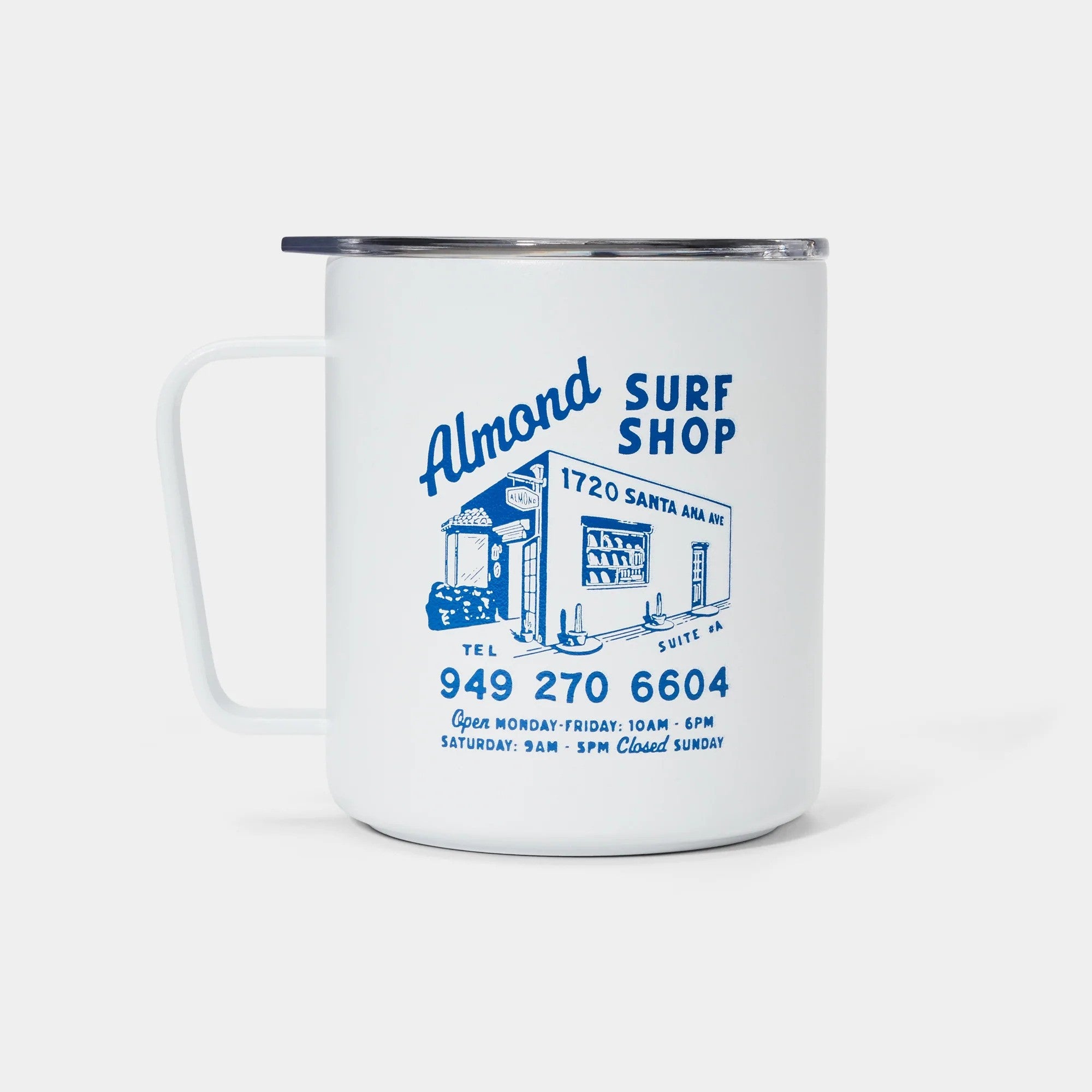 Almond Surfboards x MiiR - Insulated Service Mug - White